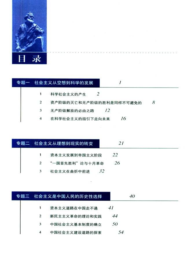 目录人教版高中思想政治选修1